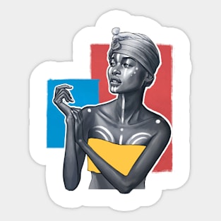 Black Girl Sticker